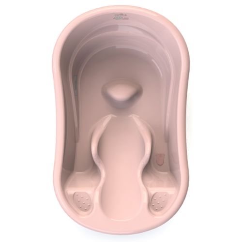 Ванночка Лайнер розовая имеет встроенную горку